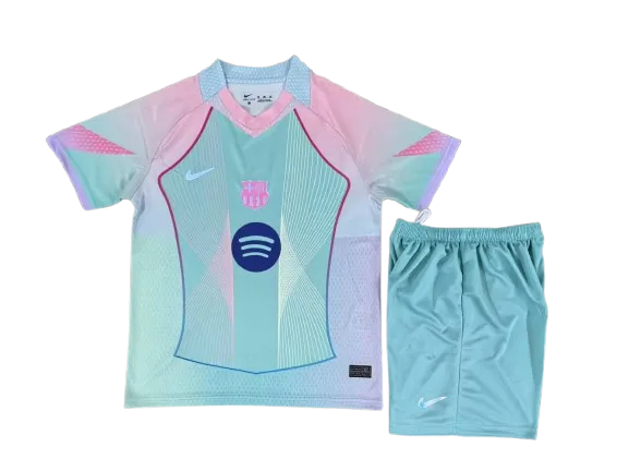 Fc Barcelona Concepto Niño Azul