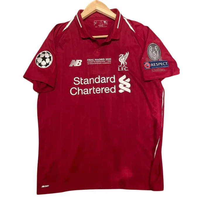 Camiseta Retro Liverpool 18-19 Edición Final Champions League