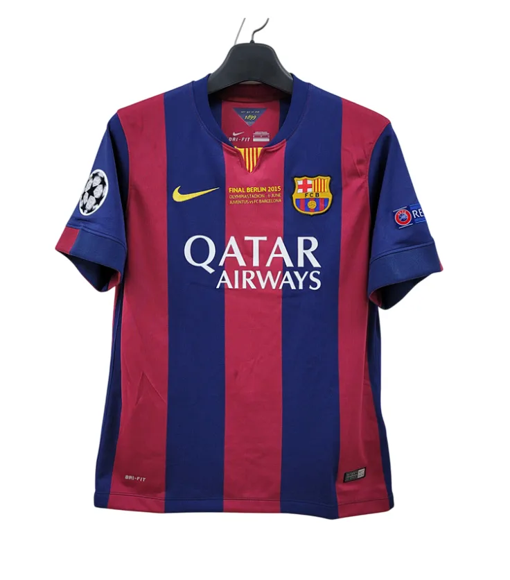 Camiseta Retro Barcelona 1ª Equipación 14/15 Edición Final Champions League