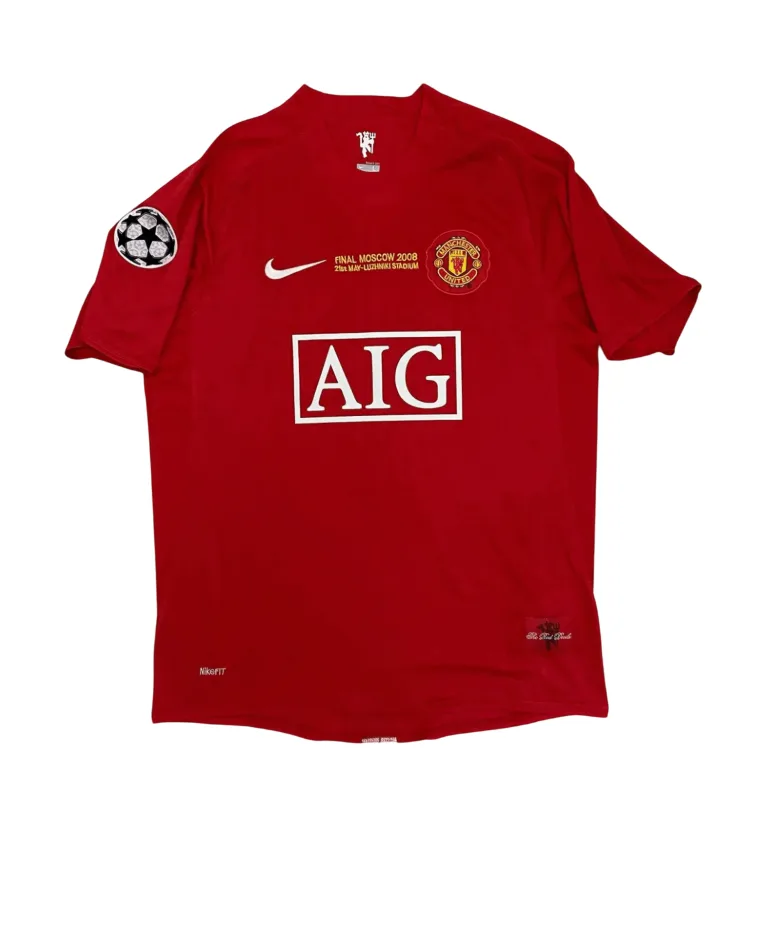 Retro Manchester United 0708 Edición Final Champions League