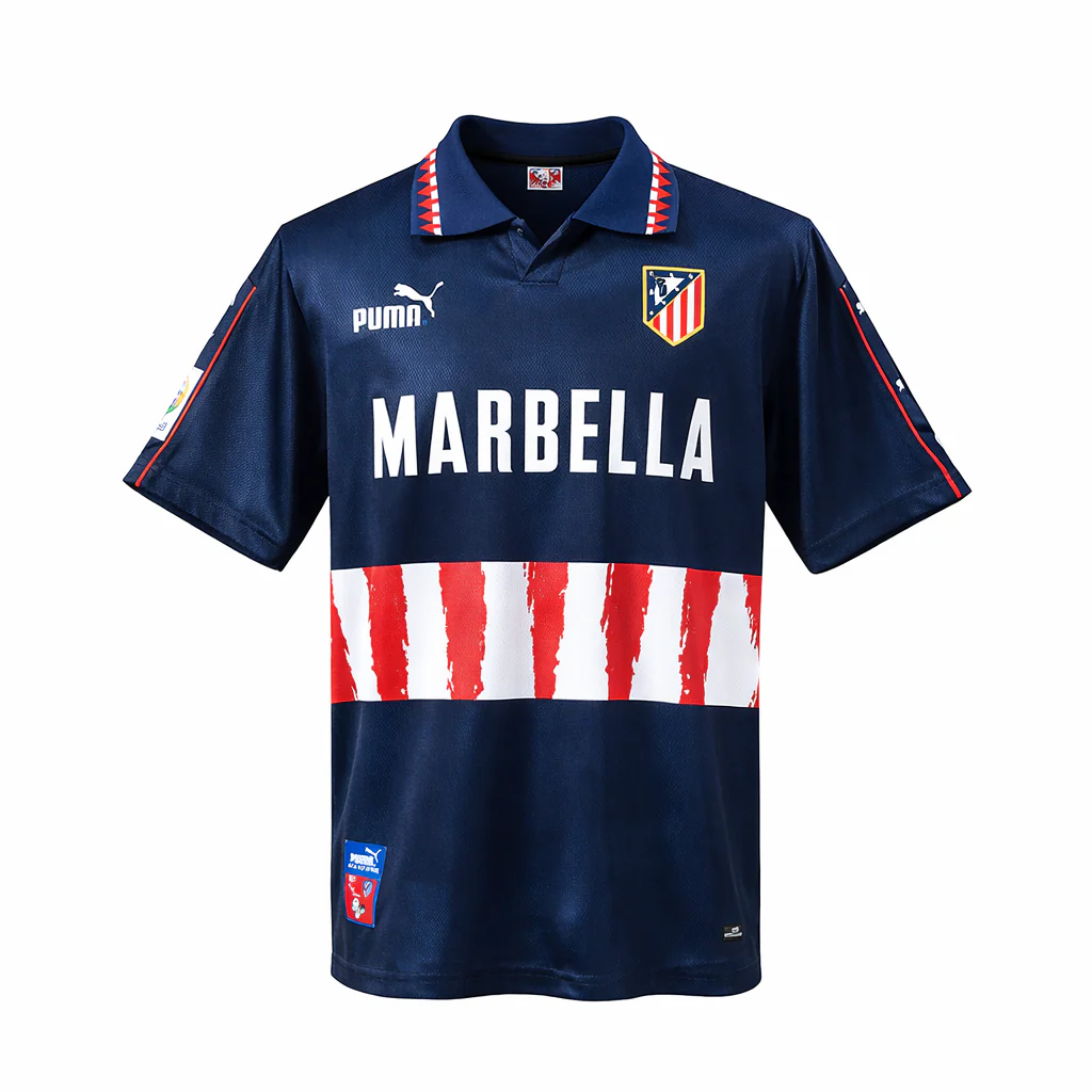 Retro Atlético de Madrid 1997-98 2ª equipación